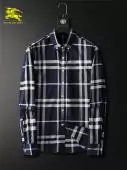 chemise burberry check shirts grid noir